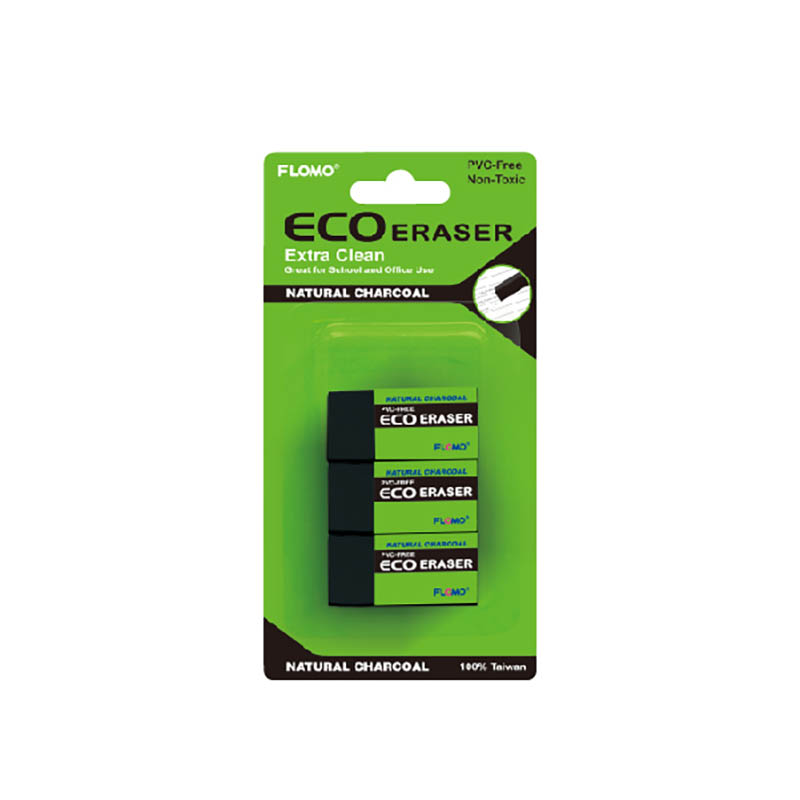 Flomo Natural Charcoal Eraser- Pvc-free& Non-toxic, - Buy Taiwan Wholesale  Flomo Natural Charcoal Eraser- Pvc-free& Non-toxic