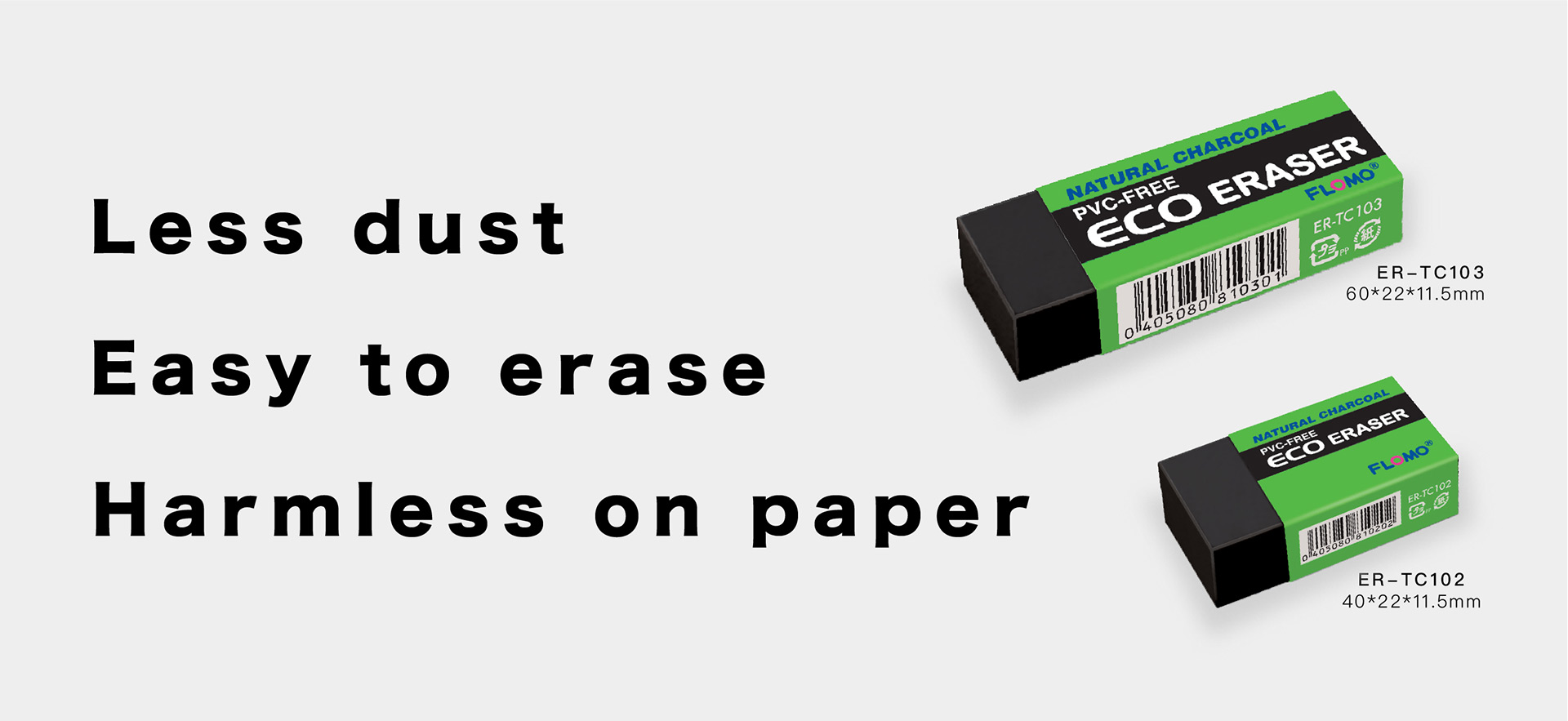 Nontoxic Natural Charcoal Eraser